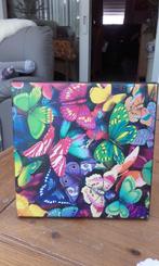 canvas kader met vlinders, Ophalen of Verzenden
