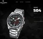 Horloge Alpha Sierra S04 - roest vrij staal dia.44, Handtassen en Accessoires, Nieuw, Overige merken, Staal, Staal