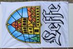 Leffe / Vlag # 2, Verzamelen, Verzenden, Zo goed als nieuw, Reclamebord, Plaat of Schild, Leffe