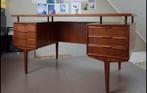 Prachtige Scandinavisch Deens design bureau Teak 1960, Ophalen, Bureau