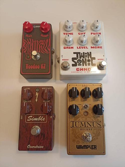 Verschillende pedalen, Muziek en Instrumenten, Effecten, Zo goed als nieuw, Distortion, Overdrive of Fuzz, Ophalen of Verzenden