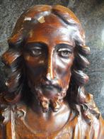 heilig hart beeld en vazen, Antiek en Kunst, Antiek | Religieuze voorwerpen, Ophalen of Verzenden