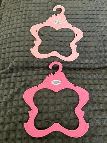 Lot de 2 cintres Zapf Creation pour poupée Baby Born, Enlèvement ou Envoi