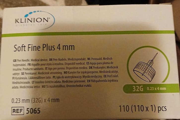 Insuline pennaalden 4mm houdbaar tot 2028, Diversen, Levensmiddelen, Ophalen of Verzenden