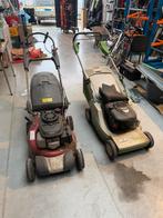 2 werkende grasmaaiers met werk aan, Tuin en Terras, Ophalen, Zo goed als nieuw