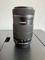 Canon EF-S 55-250 mm f/4-5.6 IS STM-objectief, Audio, Tv en Foto, Foto | Lenzen en Objectieven, Ophalen, Zo goed als nieuw, Groothoeklens