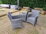 Drie tuintafel stoelen Overstock, Tuin en Terras, Tuintafels, Ophalen, Gebruikt, Vierkant, Kunststof