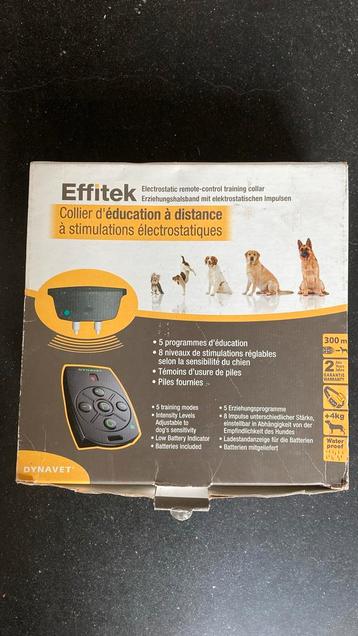 Effitek puppytrainer beschikbaar voor biedingen