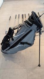 Golf draagzak + 10 golfclubs Rechtshandig, Sport en Fitness, Golf, Ophalen, Gebruikt