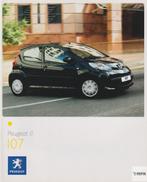 Peugeot 107 2006 Brochure Nederlands, Ophalen of Verzenden, Gelezen