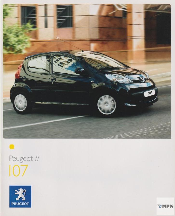 Peugeot 107 2006 Brochure Nederlands, Boeken, Auto's | Folders en Tijdschriften, Gelezen, Ophalen of Verzenden