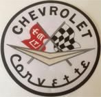 Chevrolet Corvette stoffen opstrijk patch embleem #16, Collections, Marques automobiles, Motos & Formules 1, Envoi, Neuf
