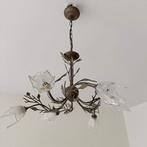 Eigentijdse luster met zes halogeenlampjes, Enlèvement ou Envoi, Comme neuf, Verre