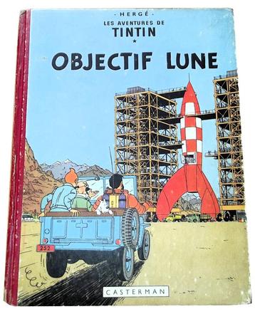 Tintin / Objectif Lune : EO, Une BD, Enlèvement ou Envoi, Utilisé, Hergé
