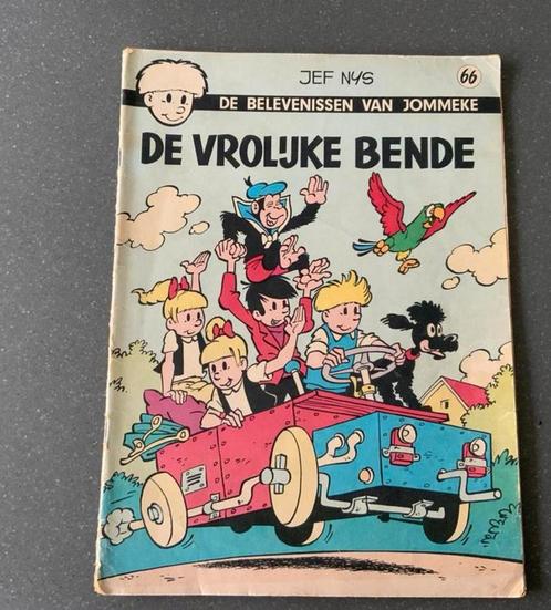 Strip Jommeke : De Vrolijke Bende 1ste druk 1974, Livres, BD, Utilisé, Une BD, Enlèvement ou Envoi