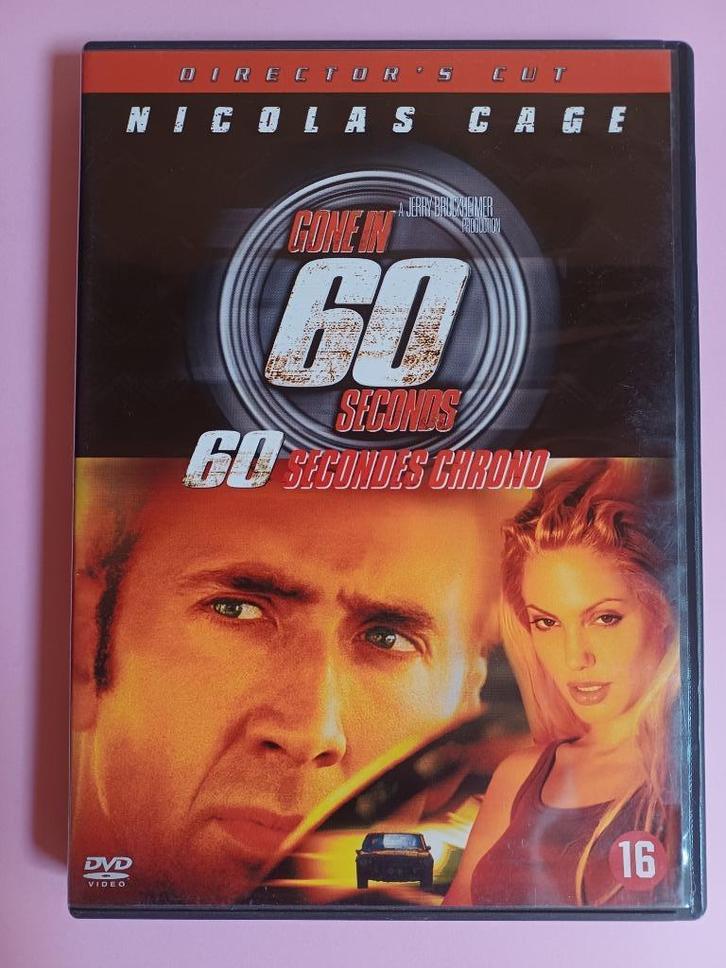 DVD 60 seconden chrono, Cd's en Dvd's, Dvd's | Actie, Zo goed als nieuw, Ophalen of Verzenden