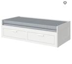 bed, Huis en Inrichting, Slaapkamer | Bedden, Ophalen, Wit, Zo goed als nieuw, 200 cm