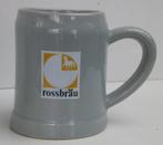 pot à bière Rossbräu hauteur 10 cm comme neuf, Comme neuf, Autres marques, Chope(s), Enlèvement ou Envoi