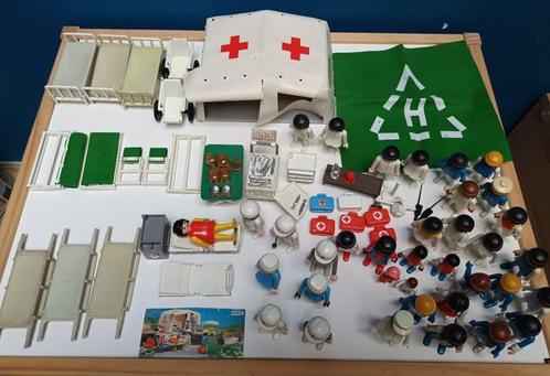 Playmobil rode kruis tent set 3224 en extra figuren en props, Verzamelen, Poppetjes en Figuurtjes, Gebruikt, Ophalen