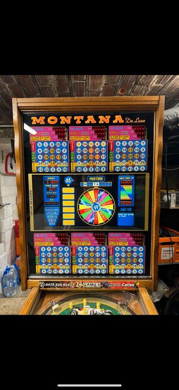 Machine de bingo de luxe Montana