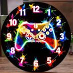 Ronde wandklok van hout Game Controller (25cm), Ophalen of Verzenden, Nieuw, Wandklok