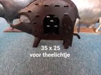 ijzeren beeldjes, Ophalen
