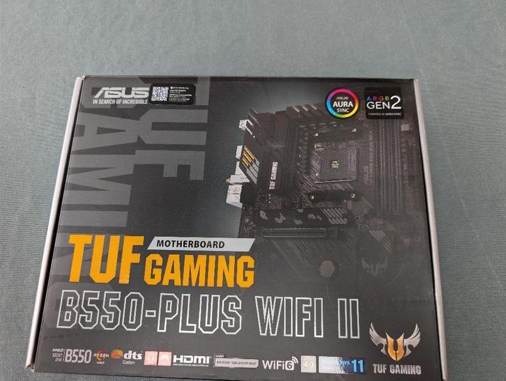 Asus TUF Gaming B550-Plus WIFI II, Informatique & Logiciels, Cartes mères, Comme neuf, AMD, DDR4, Enlèvement ou Envoi