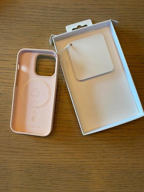 NIEUW! - IPHONE 14 PRO HOESJE - ECO-VRIENDELIJK - PINK SAND, Télécoms, Téléphonie mobile | Housses, Coques & Façades | Apple iPhone