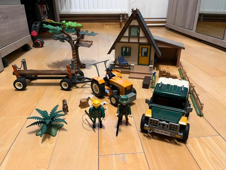 Playmobil boswachtershuisje, Kinderen en Baby's, Speelgoed | Playmobil, Gebruikt, Ophalen