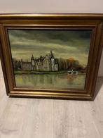 Schilderij Kasteel Bornem, Antiek en Kunst, Kunst | Schilderijen | Klassiek, Ophalen