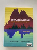 Cost accounting, concepts and techniques for management, sec, Comme neuf, Enlèvement ou Envoi, Management