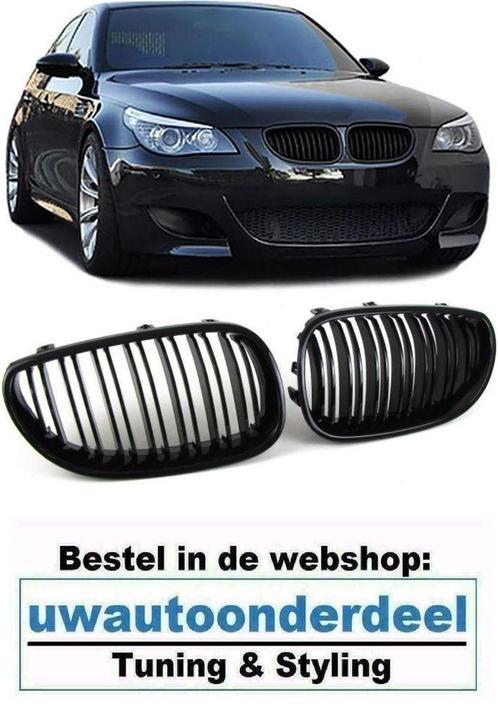 Glans Zwart M Look Grill Voor Bmw 5 Serie E60 E61, Auto diversen, Tuning en Styling, Verzenden