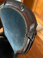 Louis XV fluwelen stoel, Antiek en Kunst, Antiek | Meubels | Stoelen en Sofa's
