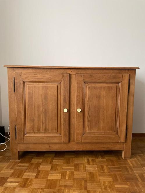 Meuble buffet en bois, Huis en Inrichting, Kasten | Buffetkasten, Gebruikt, 100 tot 150 cm, 100 tot 150 cm, 50 tot 75 cm, Met deur(en)