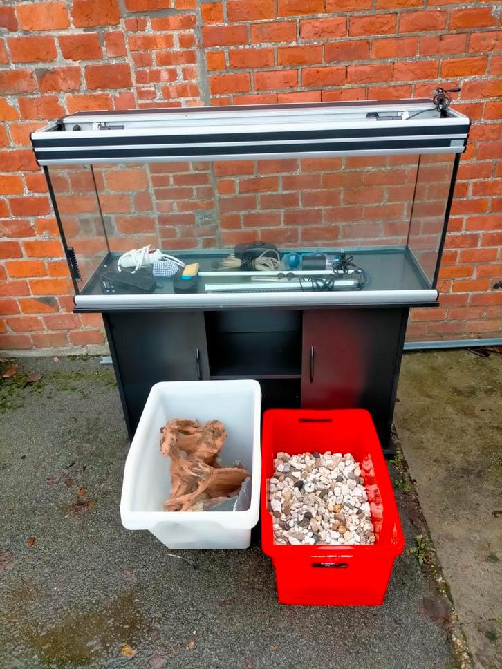 Vissen/schildpadden aquarium aquatlantis, Dieren en Toebehoren, Reptielen en Amfibieën | Toebehoren, Gebruikt, Terrarium of Paludarium