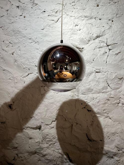 Suspension argentée "Mirror Ball" TOM DIXON, Maison & Meubles, Lampes | Plafonniers, Utilisé, Synthétique, Métal, Enlèvement