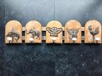 Prachtige kapstok met dieren haken-authentiek(hout), Enlèvement ou Envoi, Comme neuf, Bois