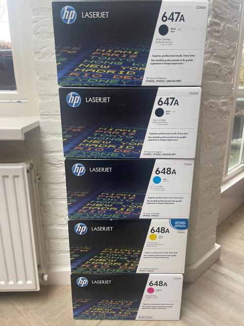 Nog 4 toners HP 647A-648A ZCYM voor HP CP4025/CP4525 serie, Computers en Software, Printerbenodigdheden, Nieuw, Toner, Ophalen of Verzenden