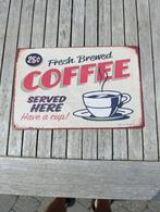 coffee reclamebord, Ophalen, Zo goed als nieuw, Reclamebord