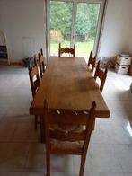 Eiken eetplaats, Huis en Inrichting, Ophalen, Gebruikt, Eik, 4 tot 6 stoelen