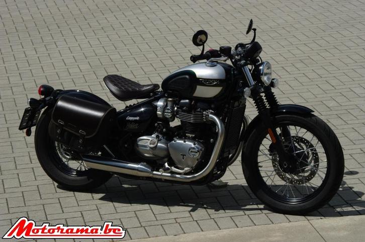 Triumph Bonneville Bobber 1200 - 2019 - 3000 km @Motorama, Motoren, Motoren | Triumph, Bedrijf, Naked bike, meer dan 35 kW, 2 cilinders