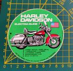 Sticker moto Harley Davidson Electra Glide PURCREM, Ophalen of Verzenden