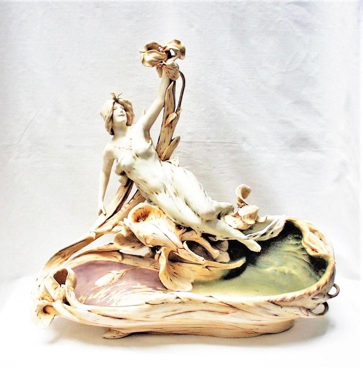 Jardinière Art Nouveau - Amphore., Antiquités & Art, Antiquités | Céramique & Poterie, Enlèvement ou Envoi