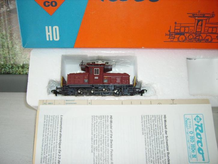 ROCO RANGEERLOCOMOTIEF SBB Ee 3/3, Hobby en Vrije tijd, Modeltreinen | H0, Zo goed als nieuw, Locomotief, Gelijkstroom, Roco, Analoog