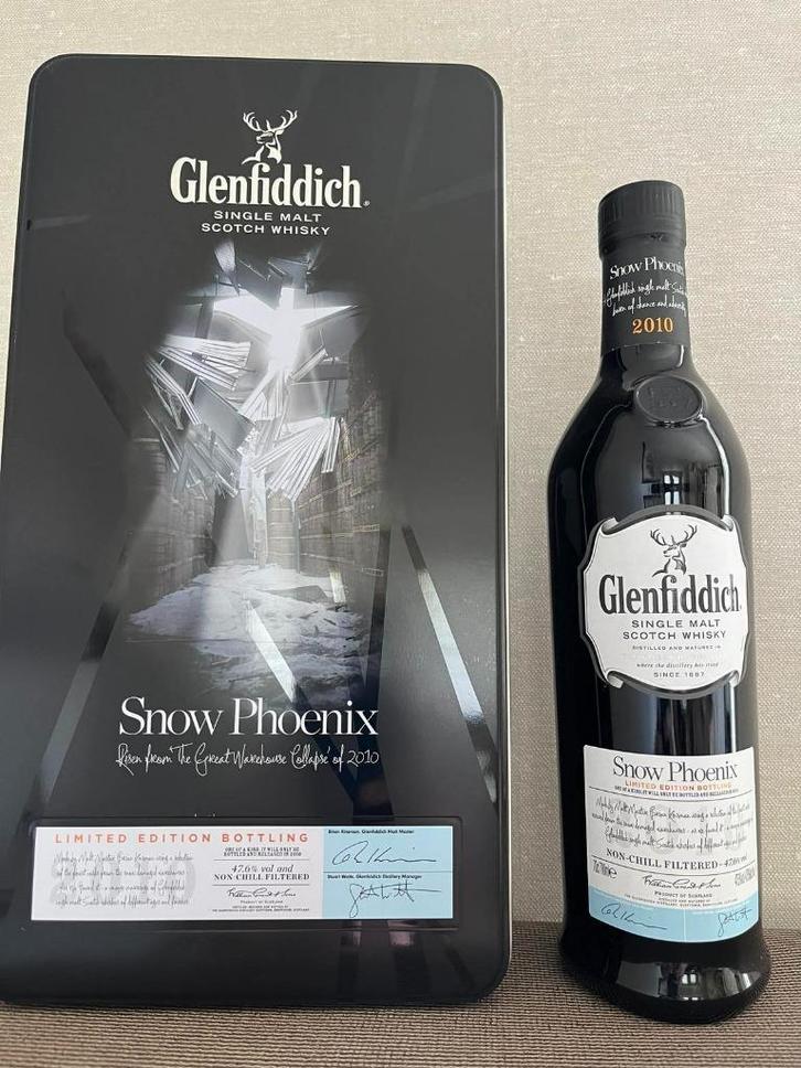 glenfiddich snow phoenix 2010, Verzamelen, Wijnen, Nieuw, Overige typen, Overige gebieden, Vol, Ophalen