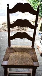 stoelen eetkamer, Huis en Inrichting, Stoelen, Ophalen, Riet of Rotan, Bruin, Vintage, mechels