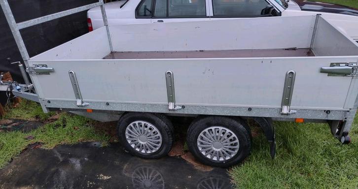 Ongeremde BWtrailer, Autos : Divers, Remorques, Comme neuf, Enlèvement