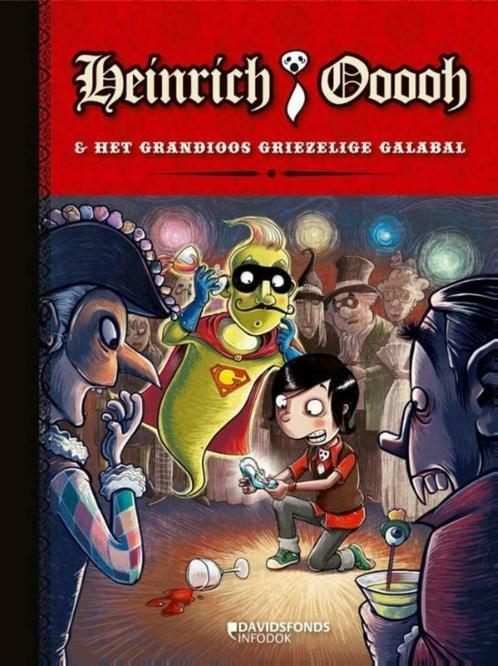 Boek Heinrich Ooooh & het grandioos griezelige galabal, Boeken, Kinderboeken | Jeugd | onder 10 jaar, Nieuw, Fictie algemeen, Ophalen of Verzenden