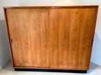 Highboard Garde-robe Vintage Alfred Hendrickx 60's Bubinga, Comme neuf, Enlèvement ou Envoi, Métal