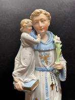 Antiek porseleinen beeld Sint Antonius van Padua, Ophalen of Verzenden